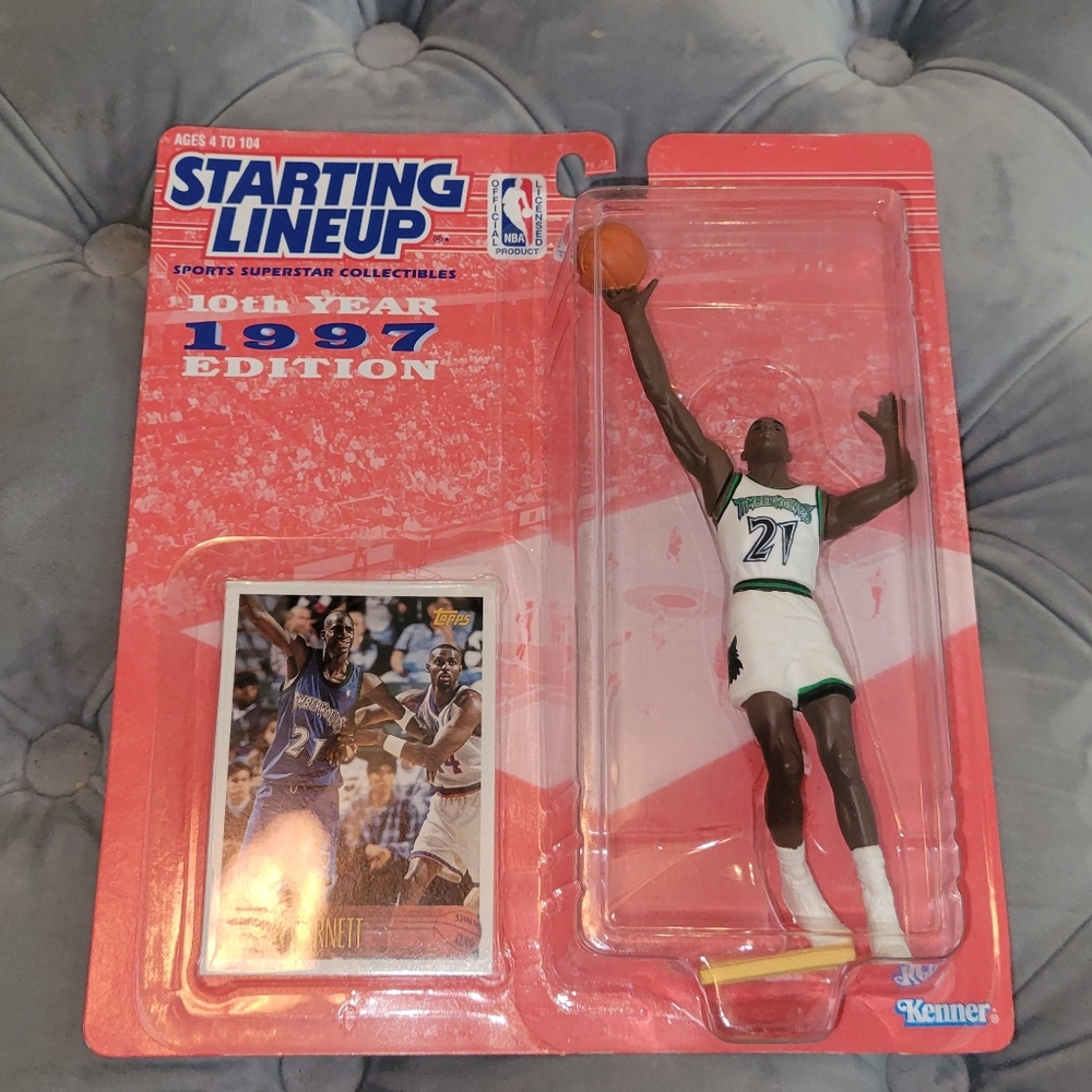 Kevin Garnett Starting Lineup Figure Timberwolves 1997 Edition